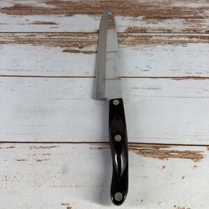 CUTCO 1725  FRENCH CHEF KNIFE USA    BROWN HANDLE